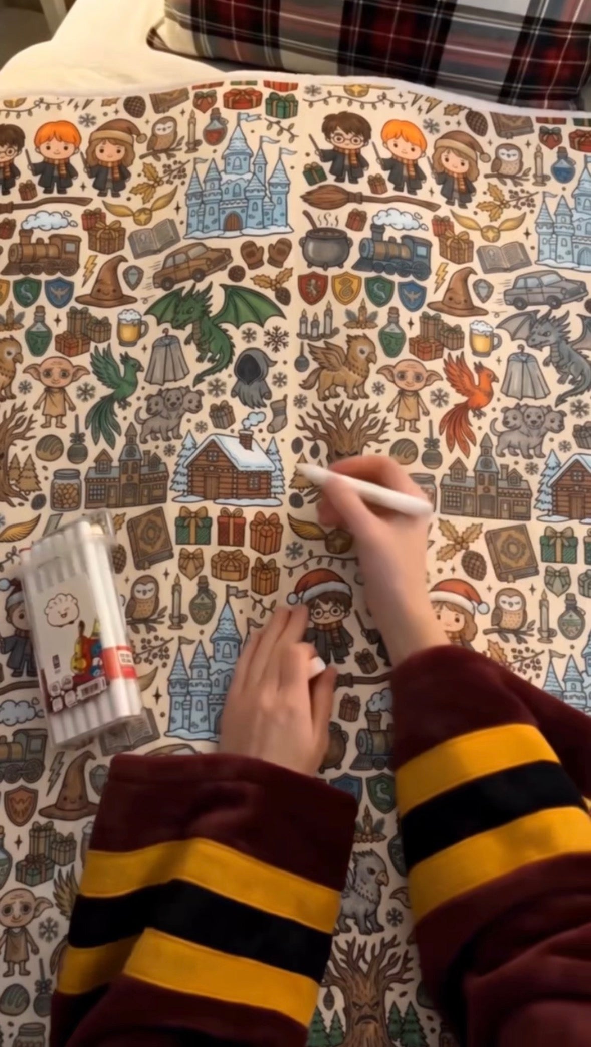 Wizard Coloring Blanket