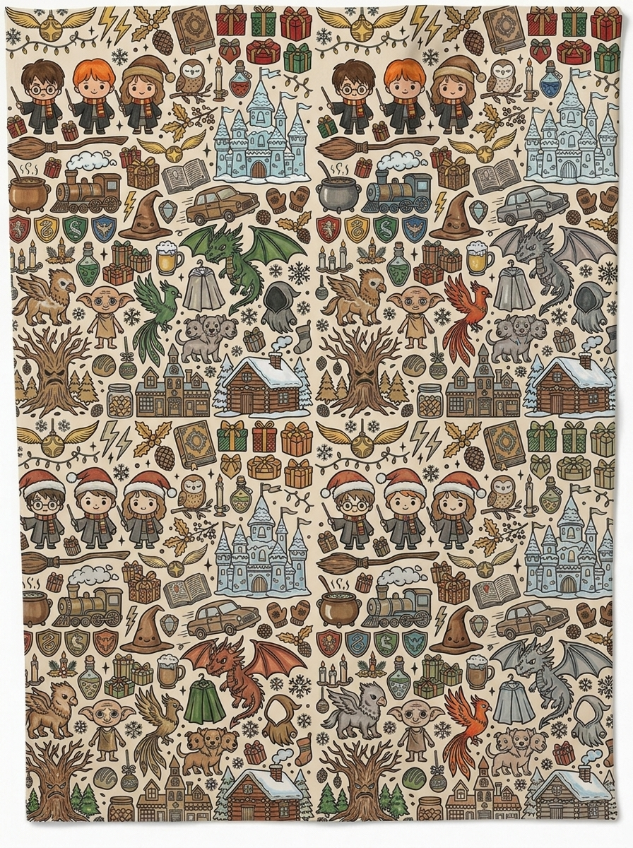 Wizard Coloring Blanket